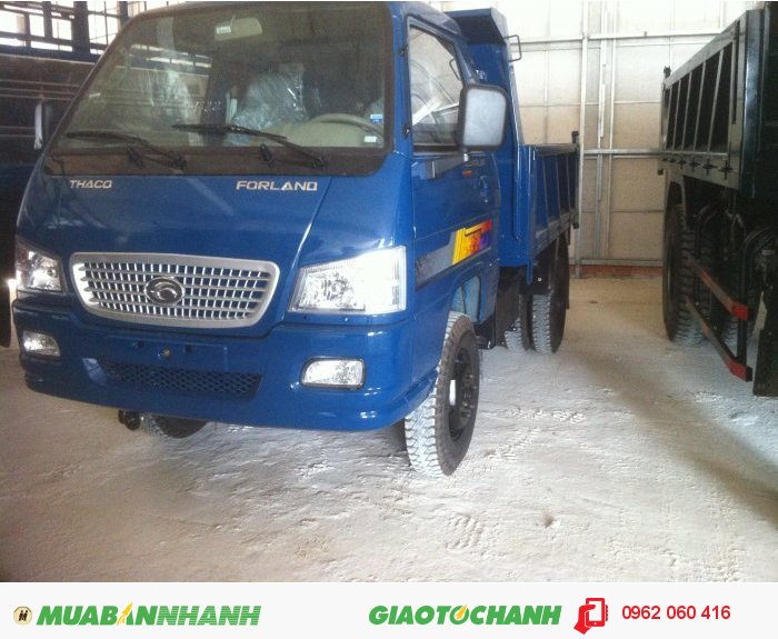 Xe tai ben THACO FORLAND 2,5 tấn đời 2016 (FLD 250C) chỉ cần 80 triệu có xe chạy ngay. tây ninh giá rẻ