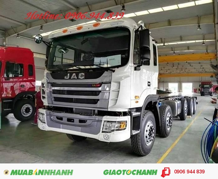 Công ty bán xe tải 5 chân 22 tấn/22T trả góp/nơi bán xe tải Jac 340Hp 22 tấn/22T máy Weichai rẻ nhất