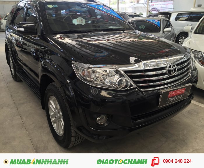 Fortuner máy xăng, đời cao, màu đen, hỗ trợ tài chính
