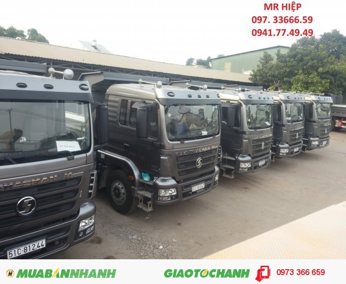 Xe Ben Shacman Thùng 6m-14m3
