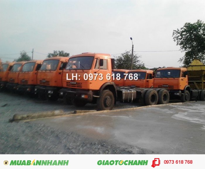 Bán Xe Tải 4 Chân Kamaz 6540 20 Tấn Thùng Mui Bạt