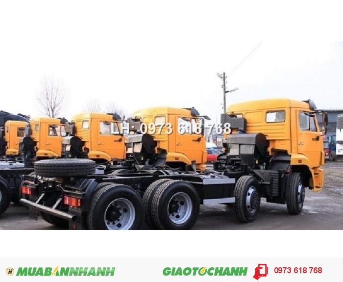 Bán xe tải Kamaz 4 chân 6540 20 tấn thùng mui bạt