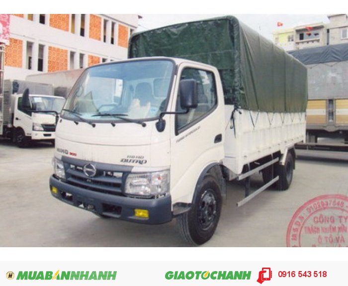 Bán xe Hino WU342L-NKMRHD3 đóng thùng mui bạt, giao ngay!