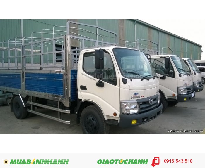 Bán xe Hino WU342L-NKMRHD3 đóng thùng mui bạt, giao ngay!