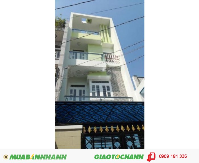 Nhà hẻm 413 Lê Văn Quới DT 4x15m xây 3 tấm, hẻm xe hơi, sổ hồng riêng