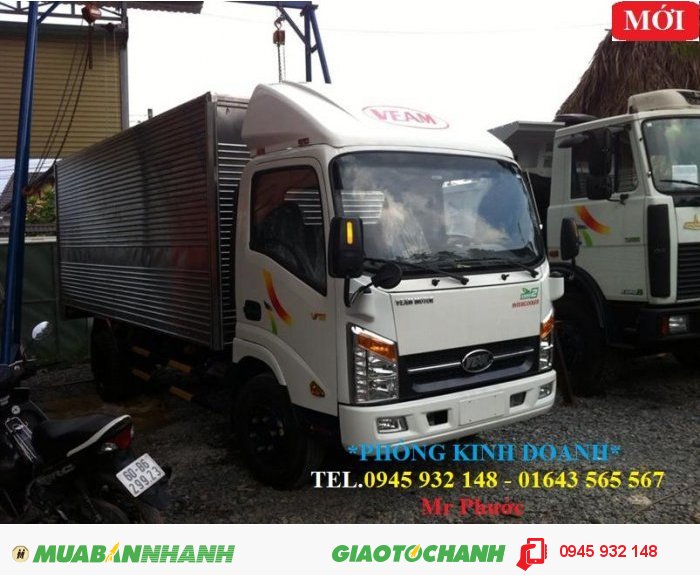 Xe tải VEAM 3.5 tấn, xe tải VEAM VT350 3.5 tấn, xe tải VEAM VT350 3T5 máy HYUNDAI