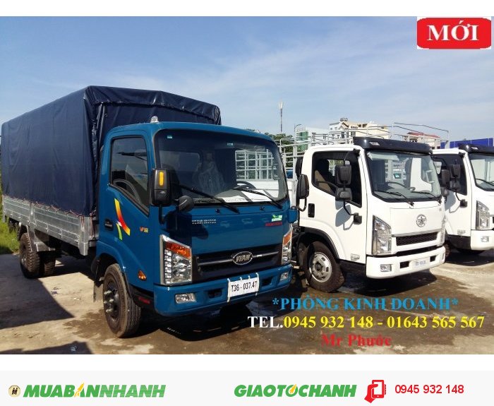 Xe tải VEAM 3.5 tấn, xe tải VEAM VT350 3.5 tấn, xe tải VEAM VT350 3T5 máy HYUNDAI