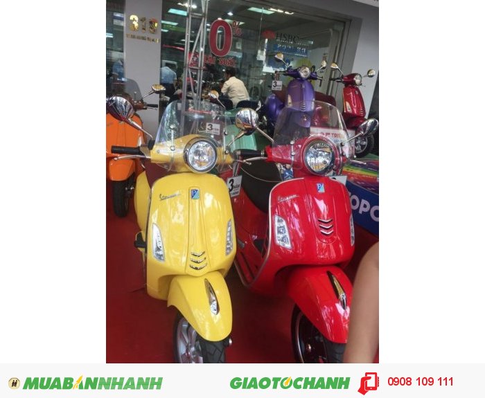 Mua xe Vespa Primavera , Sprint , Gts , LXV , LX tại Hồ Chí Minh - miễn phí rửa xe trọn đời