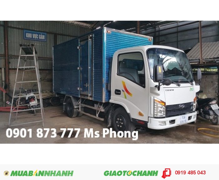 Giá bán xe tải Veam VT252 2.4 tấn 2T4 tốt nhất, Mua xe tải Veam 2.4 tấn Vt252 trả góp lãi suất thấp