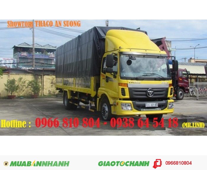 Xe tải AUMAN 2 CHÂN C160 - 9 TẤN / THACO AUMAN