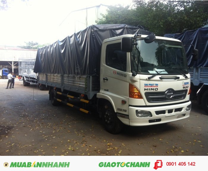 Bán Xe Tải HINO FC  6.4Tấn thùng mui bạt thùng kín Giao Xe Toàn Quốc