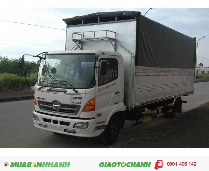 Bán Xe Tải HINO FC  6.4Tấn thùng mui bạt thùng kín