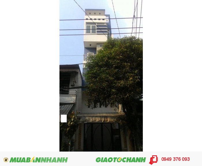 Cho thuê nhà chính chủ đờng Trần Quang Cơ, P.Phú Thạnh, Q.Tân Phú