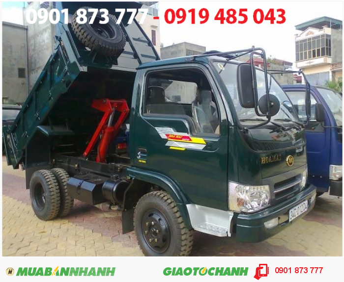 Công ty bán xe ben tự đổ Hoa Mai 1T25 1T6 2T4 3T2 3T9 4T7 4T9 6T5 7T6 giá rẻ nhất