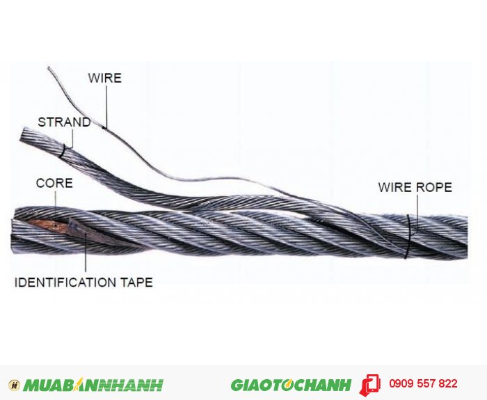 Cáp Thép Lõi Bố - Bulong Liên Kết, Dây Cáp, Lưới Công Nghiệp Đặng Vinh Phát  Mới 100%, Giá: Liên Hệ , Gọi: 0909 557 822, Quận Gò Vấp - Hồ Chí Minh,  Id-1Fb20400