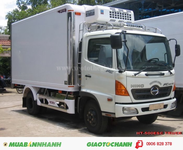 Bán Xe Tải HINO FC  6.4Tấn thùng mui bạt thùng kín