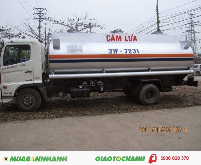 Bán Xe Tải HINO FC  6.4Tấn thùng mui bạt thùng kín