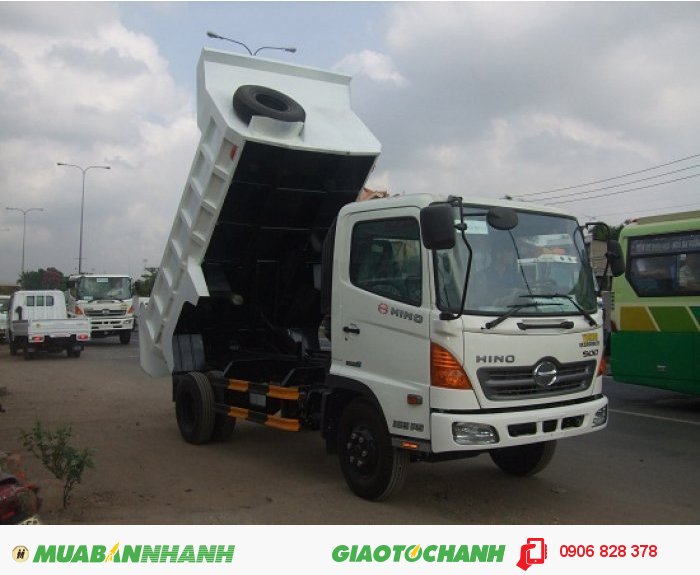 Bán Xe Tải HINO FC  6.4Tấn thùng mui bạt thùng kín
