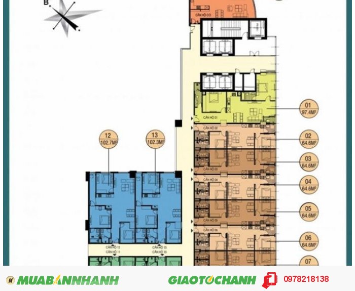 Chung cư Hồ Gươm Plaza chỉ 23tr/m2 thanh toán 50% nhận nhà Ở Ngay DT 60-146m2