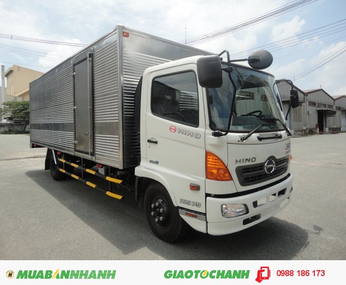 Xe Hino FC 6.4 Tấn thùng mui bạt thùng kín Giao Xe Toàn Quốc