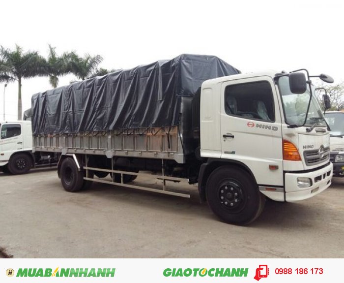 Bán Xe Tải HINO FC  6.4Tấn thùng mui bạt thùng kín Giao Xe Toàn Quốc