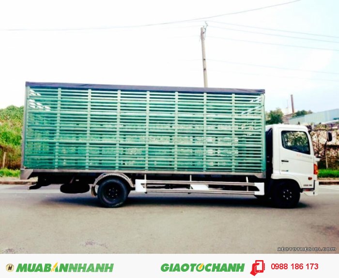 Xe Tải HINO FC  6.4 Tấn - Xe Chở Gia Súc , Gia Cầm trả góp lãi suất thấp
