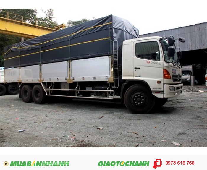 Bán xe tải Hino Fl 16 tấn thùng mui bạt