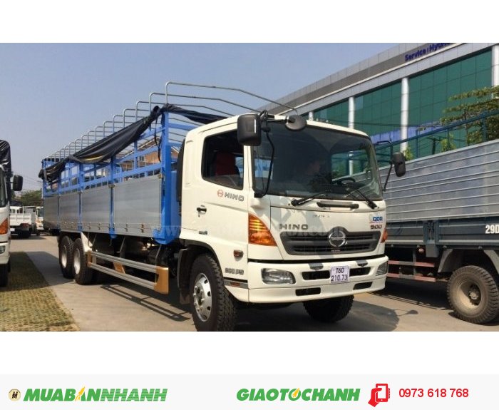 Bán xe tải Hino Fl 16 tấn thùng mui bạt