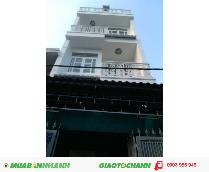 Bán nhà 3,85 x 15m Thống Nhất, P 16, Gò Vấp