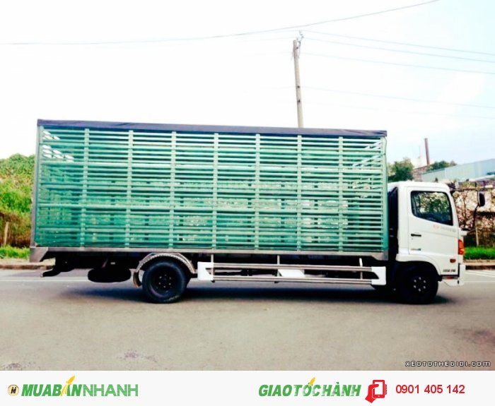 Bán Xe Tải HINO FC  6.4 Tấn - Xe Chở Gia Súc , Gia Cầm trả góp lãi suất thấp Giao Xe Toàn Quốc