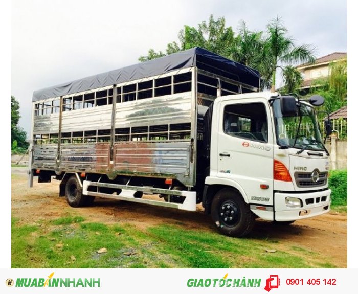 Bán Xe Tải Hino FC  6.4 Tấn - Xe Chở Gia Súc ,Gia Cầm , Chở Trâu, Bò,Heo,Gà ,Vịt