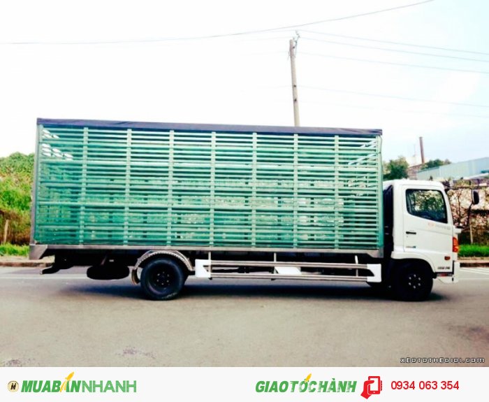 Xe Tải HINO FC  6.4 Tấn - Xe Chở Gia Súc , Gia Cầm giá rẻ trả góp Giao hàng toàn quốc