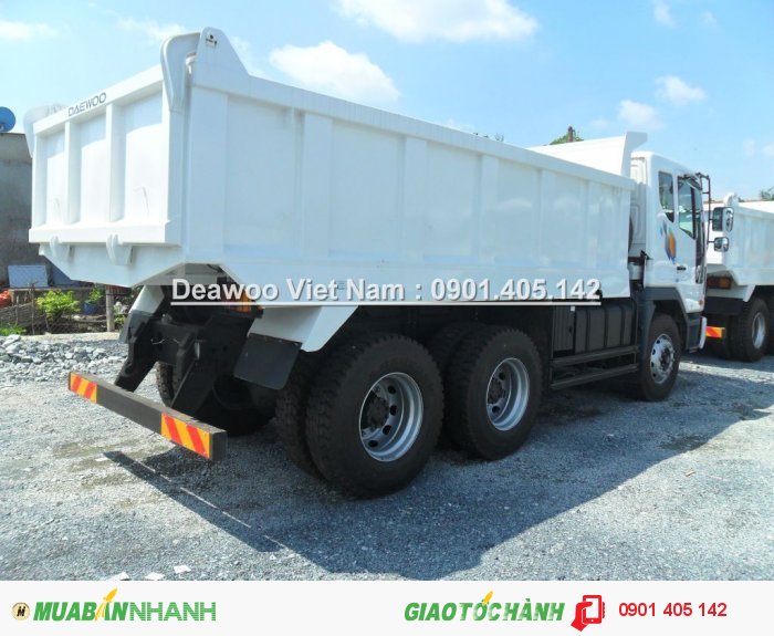 Bán Xe Ben DaeWoo 15 Tấn, 2 cầu, 1 dí Giao Xe Toàn Quốc Trả góp Lãi suất Thấp