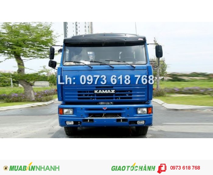 Bán xe tải Kamaz 65117 (6x4) 14 tấn 2 cầu