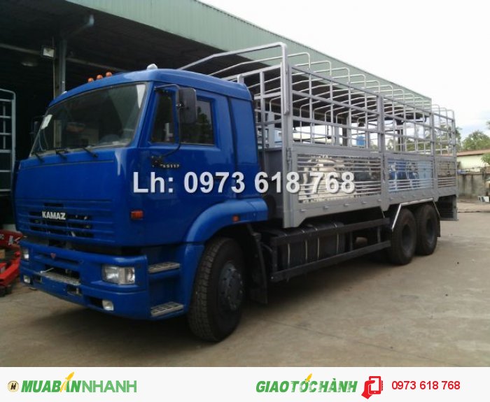 Bán xe tải Kamaz 65117 (6x4) 14 tấn 2 cầu