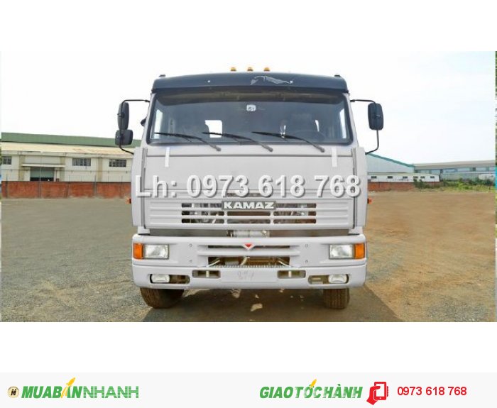 Bán xe tải Kamaz 65117 (6x4) 14 tấn 2 cầu