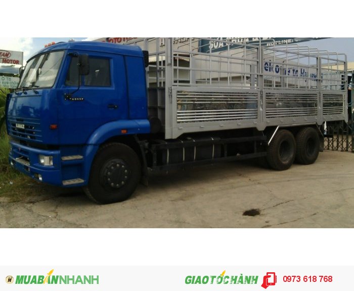 Kamaz 65117 3 chân Nhập khẩu Nga, thùng mui bạt 14 tấn