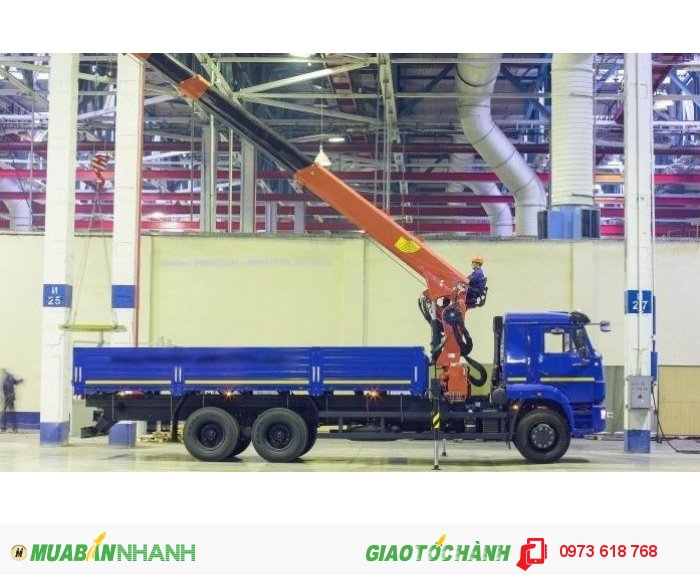 Kamaz 65117 3 chân Nhập khẩu Nga, thùng mui bạt 14 tấn