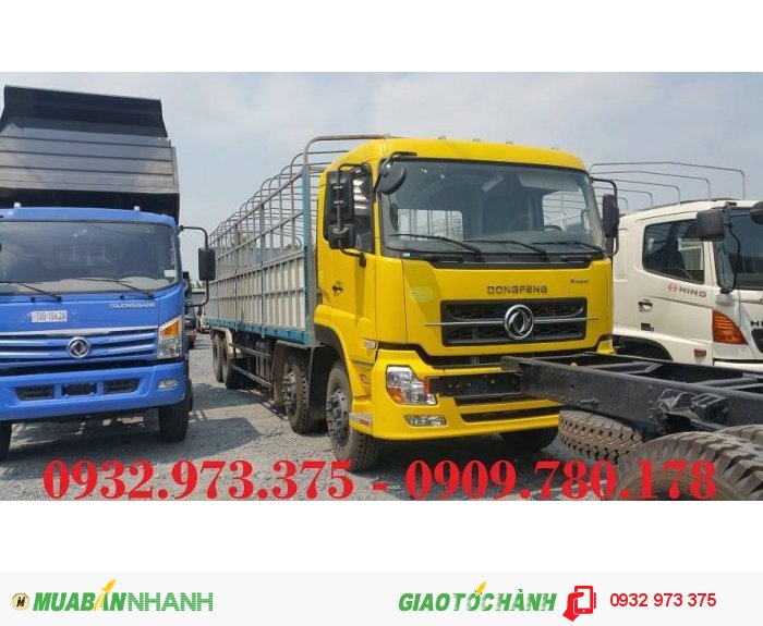Xe DongFeng 4 chân Hoàng Huy 17.9 tấn trả góp/ tiền mặt -xe nhập khẩu 100%