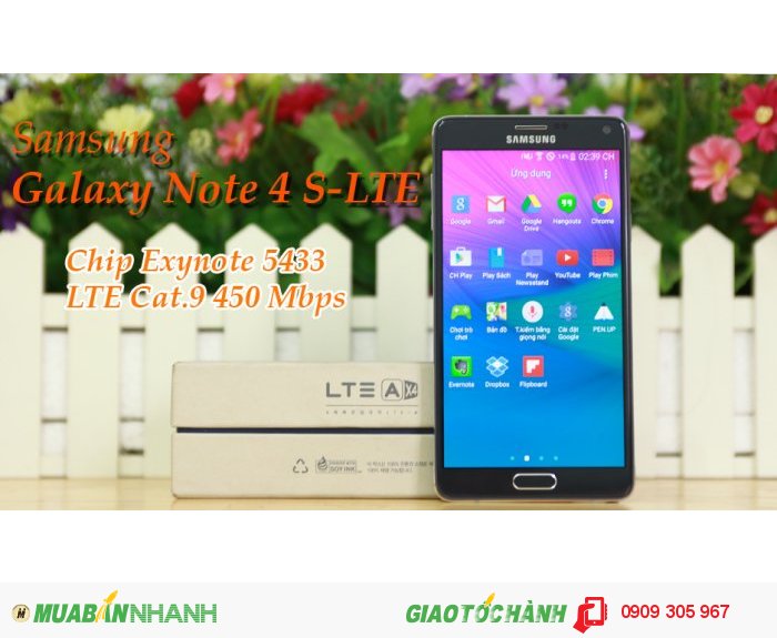 Điện thoại GALAXY NOTE4 N910