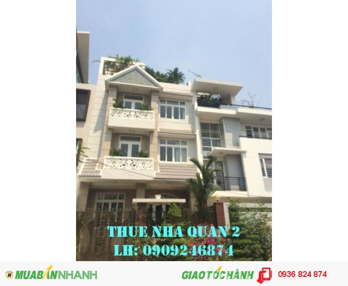 Cho thuê nhà Thảo Điền giá rẻ 15 tr/tháng,1 trệt, 2 lầu, 2PN, đủ tiện nghi