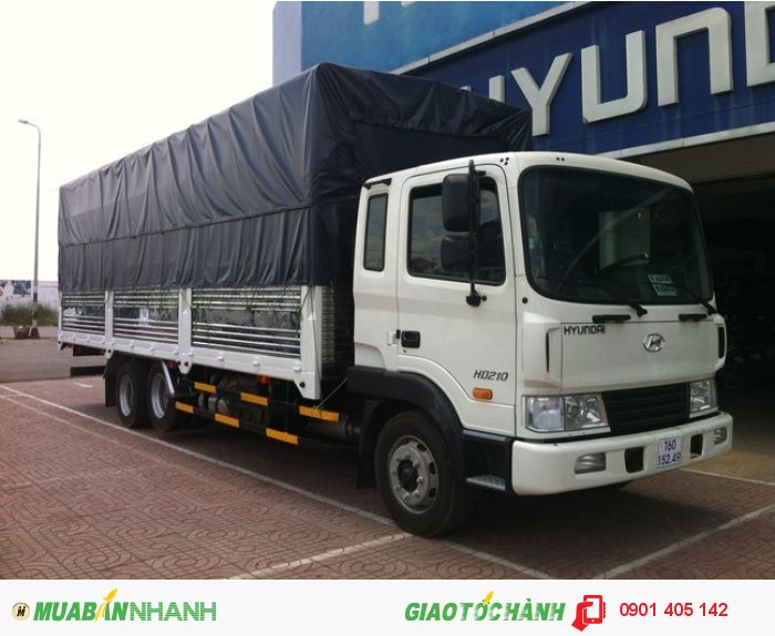 Xe tải Hyundai HD210, 13.5 Tấn thùng kín thùng Mui bạt ,Nhập KHẩu Nguyên Chiếc