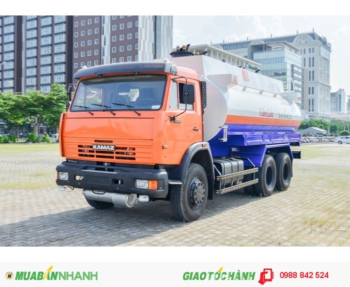 Xe tải Kamaz 53229 (6x4) xe xăng dầu Kamaz, xe nhựa đường Kamaz.