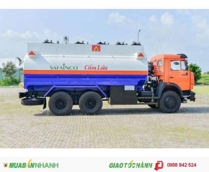 Xe tải Kamaz 53229 (6x4) xe xăng dầu Kamaz, xe nhựa đường Kamaz.