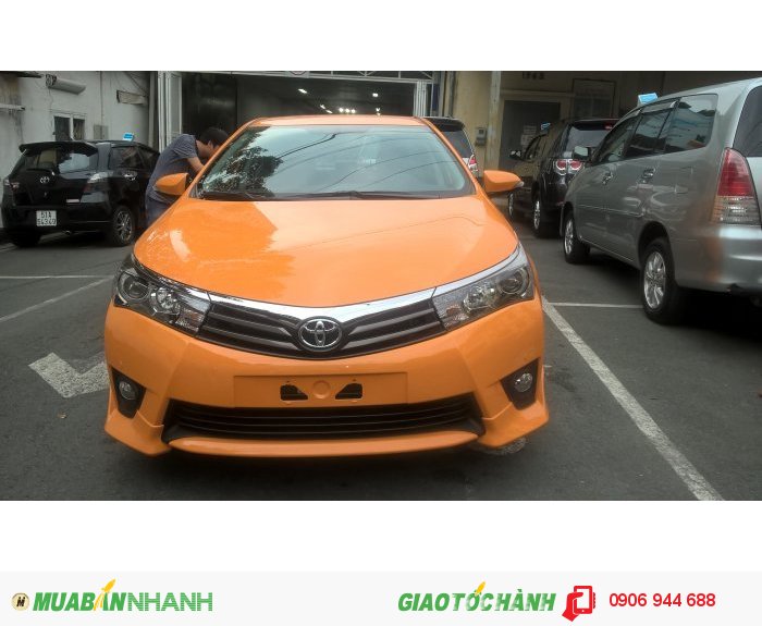 Toyota Altis 2.0Q, màu Cam Fuku, tặng sơn chuyển đổi màu xe, màu độc quyền