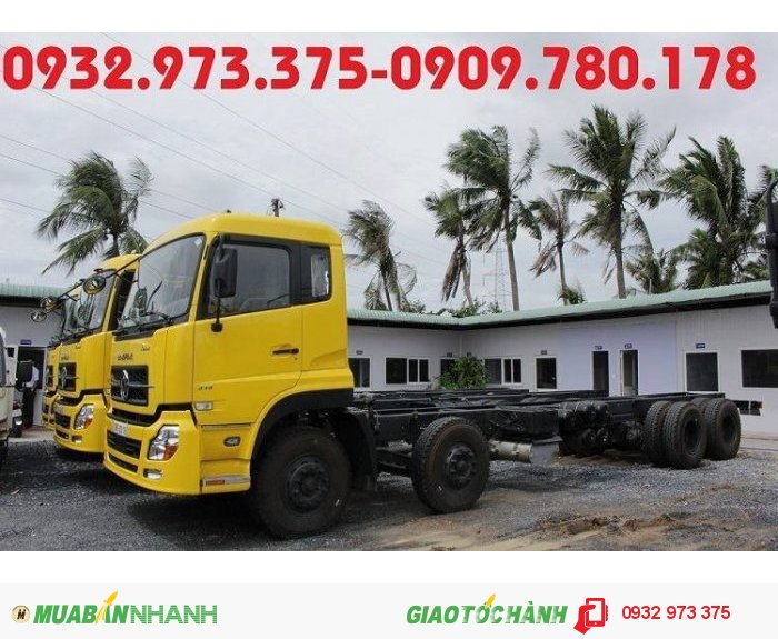 Bán xe dongfeng 4 chân 17.9 tấn hoàng huy nhập khẩu trả góp qua ngân hàng/dongfeng 4 chân