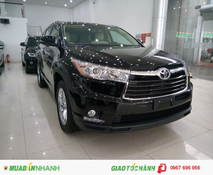 Bán Toyota Highlander 3.5 Limited 2016 màu đen, fulloption, giao xe ngay, giá rẻ.