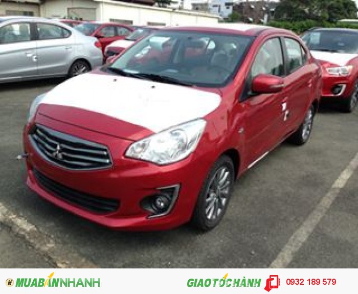 Cần bán xe Mitsubishi Attrage CVT 2016, mới 100%, giá tốt nhất, hỗ trợ vay 80%, lãi suất thấp.