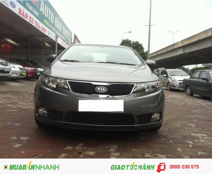 Cần bán xe Kia Cerato 1.6at sản xuất 2011, màu xám