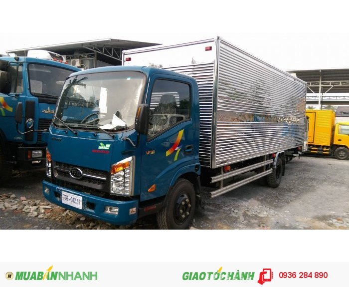 Xe tải VT260 xe 2 tấn thùng dài 6,1m lưu thông thành phố ban ngày